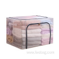 Custom nylon storage box foldable storage box for clothes with lid waterproof folding clothing quilt storage box